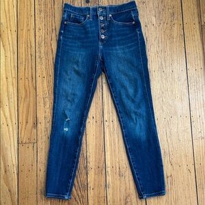Banana Republic High Rise Dark Blue Jeans